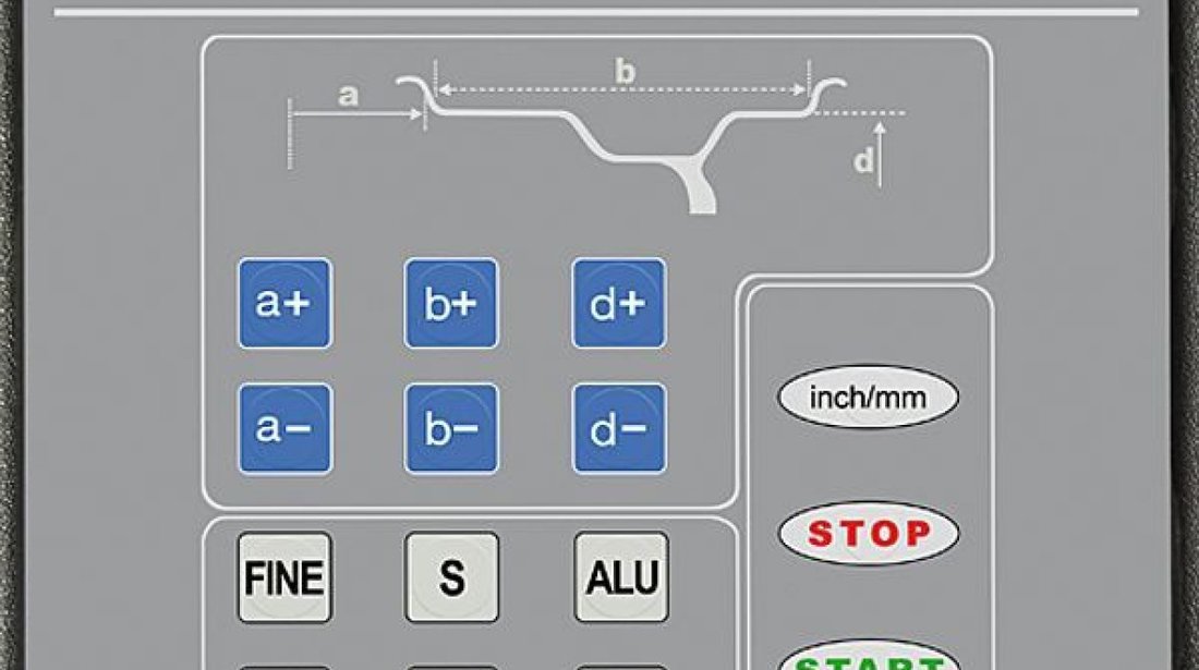 Masina de echilibrat roti profesionala cu Monitor TFT - TW F-95