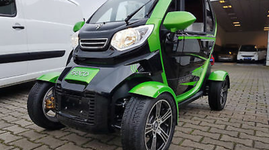 Masina electrica Geco Quick 3000 #Verde-Gri