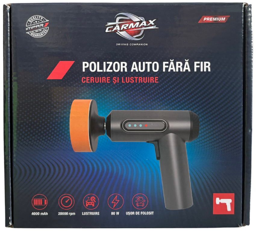 Masina Polish Wireless Carmax 80W 2000Rpm 55725