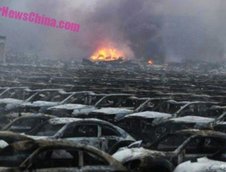 Masini distruse in China