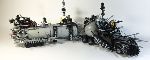 Masinile din Mad Max Fury Road realizate din LEGO sunt dementiale!