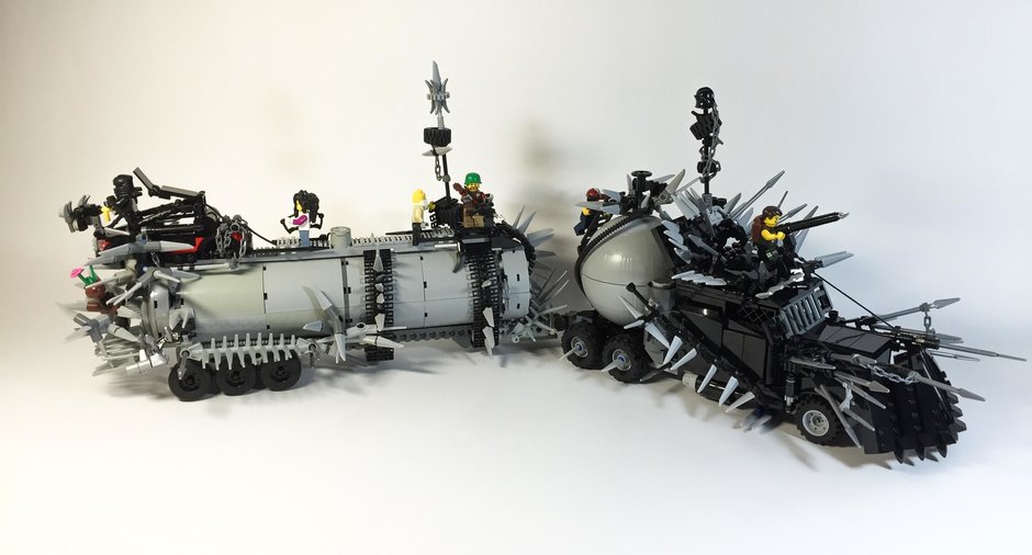 Masinile din Mad Max Fury Road realizate din LEGO sunt dementiale!