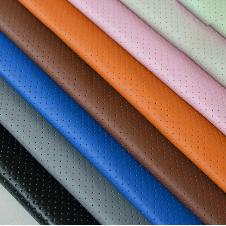 Material Imitatie Piele Cu Gaurele Bej Cod Y05BEJ 040621-44