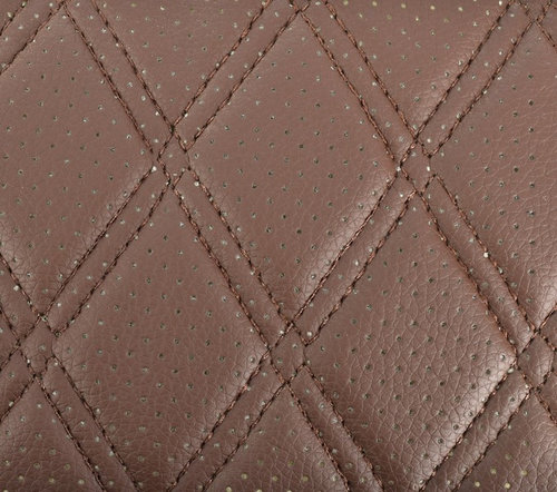 Material Romb Cu Gaurele Maro / Cusatura Maro Cod Y02MM 070621-47