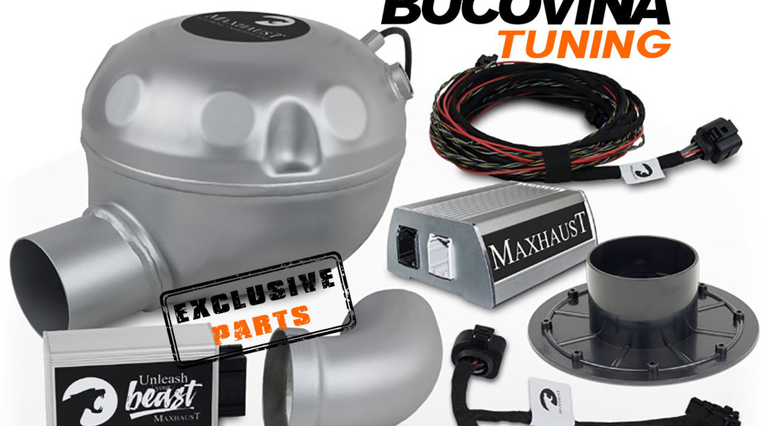 Maxhaust Active Sound Booster – Set Complet – ESM Maxhaust