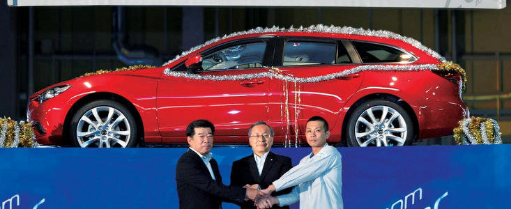 Mazda a demarat productia noii Mazda6 la uzina Hofu