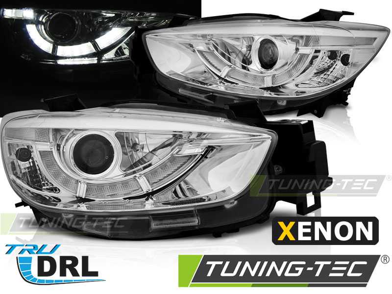 MAZDA CX5 11-15 Crom look TRUE DRL XENON