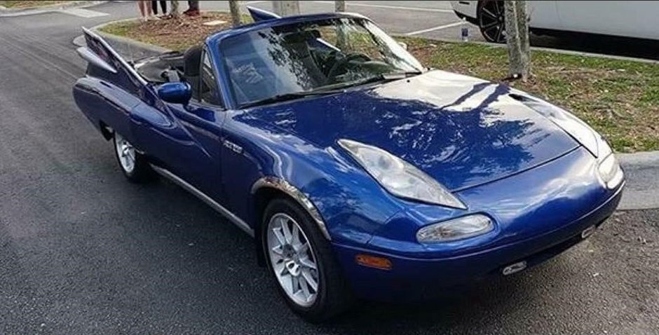 Mazda MX-5 transformata in Cadillac Eldorado