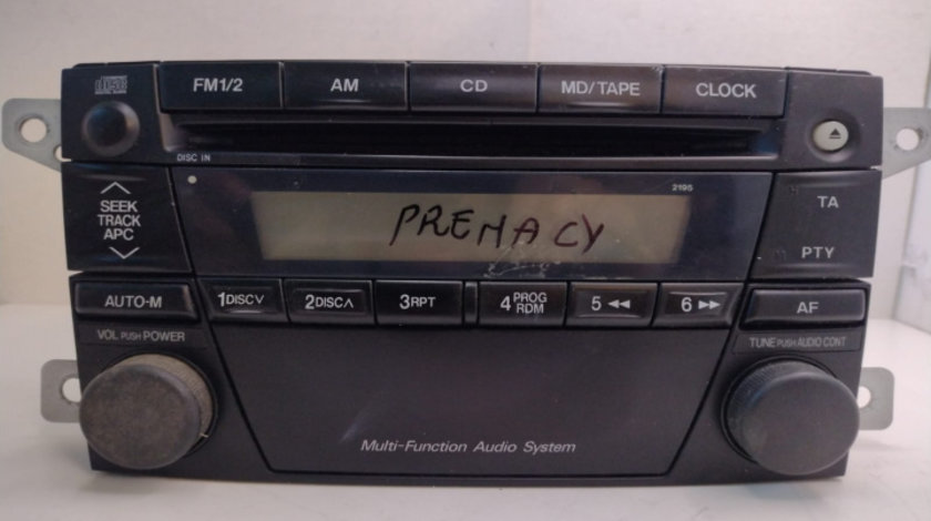 MAZDA Premacy F VI (BJ)1.6 CD-Radio Radio ORIGINAL BL4C669S0 RT-9418G Mazda Premacy CP [facelift] [2001 - 2005]