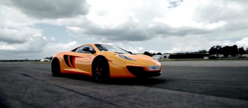 McLaren MP4-12C devine a doua cea mai rapida masina testata de Top Gear