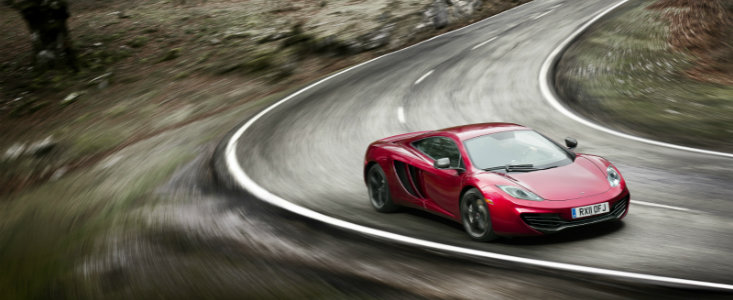 McLaren MP4-12C in 40 de imagini memorabile