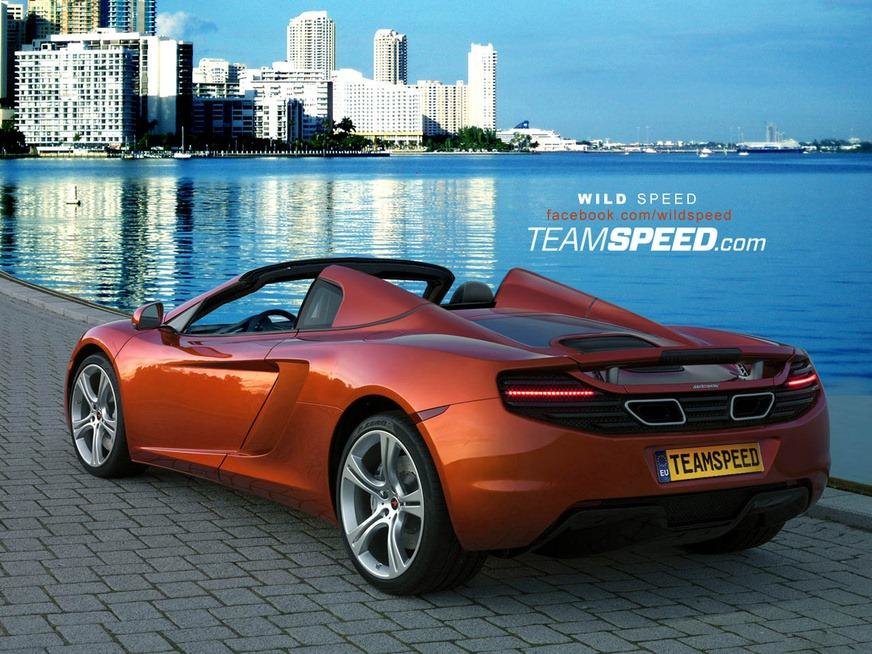 McLaren MP4-12C Spider - rendering