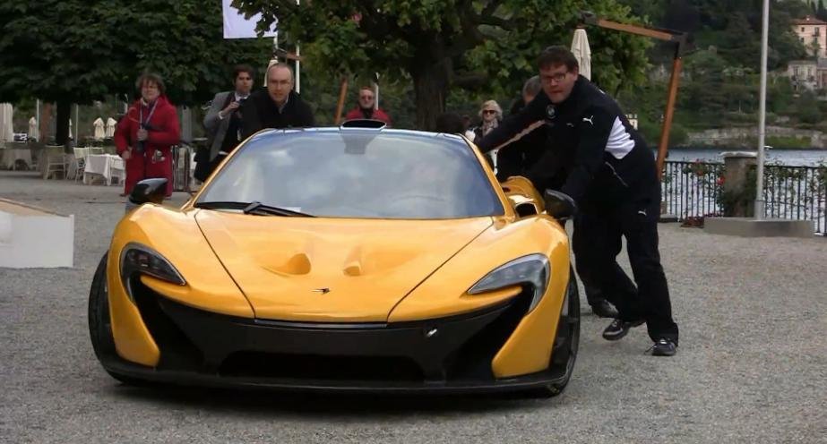McLaren P1 se strica la concursul de eleganta de la Villa d'Este