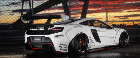 McLaren-ul 650S a primit un pachet de tuning de la Liberty Walk care costa cat o masina de lux noua