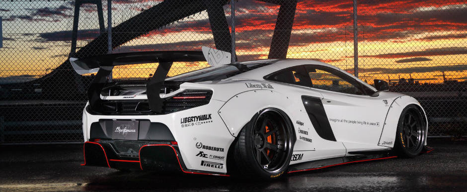 McLaren-ul 650S a primit un pachet de tuning de la Liberty Walk care costa cat o masina de lux noua