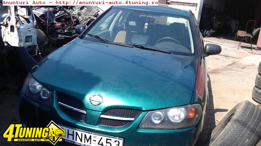 Mecanica Nissan Almera II hatchback an 2001an 2001 motor benzina 1498 cmc 66 kw 90 cp tip motor QG15DE dezmebrari Nissan Almera II an 2001