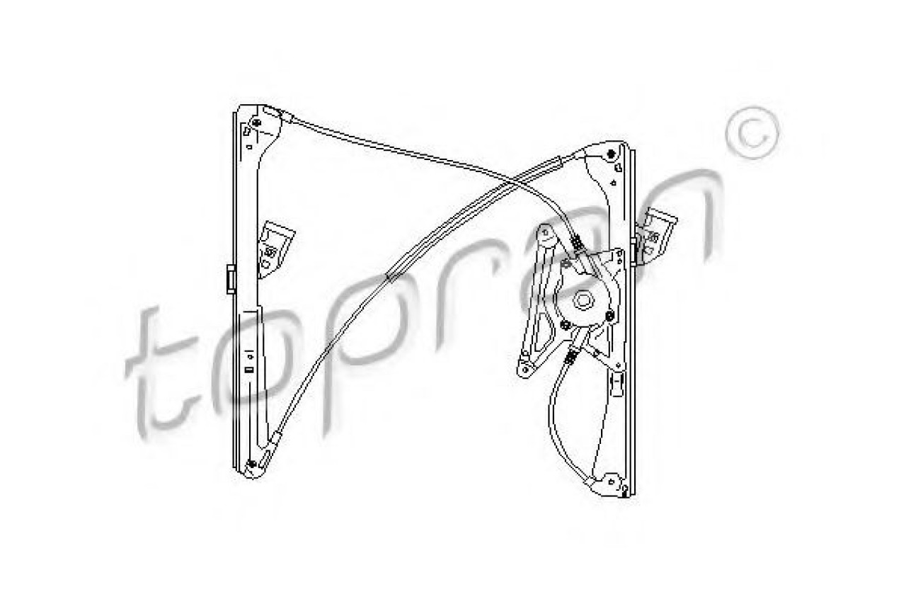 Mecanism actionare geam AUDI A4 (8D2, B5) (1994 - 2001) TOPRAN 110 453 piesa NOUA