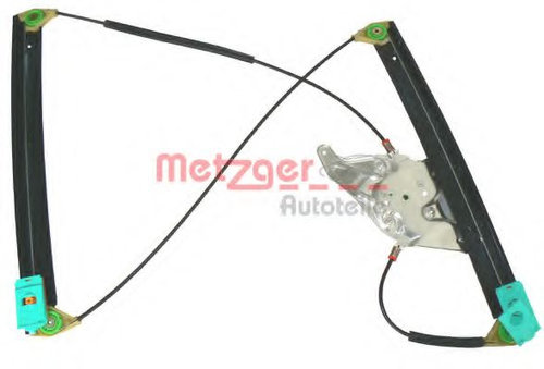 Mecanism actionare geam AUDI A6 (4B2, C5) (1997 - 2005) METZGER 2160026 piesa NOUA