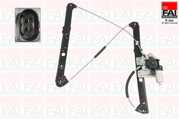 Mecanism actionare geam fata stanga (WR027M FAI) BMW
