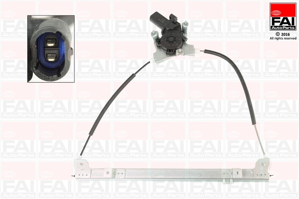 Mecanism actionare geam fata stanga (WR187M FAI) RENAULT