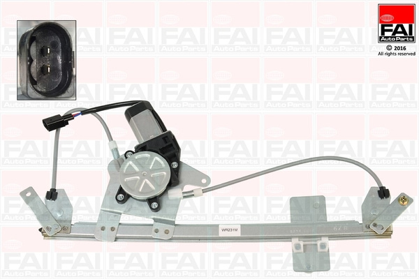 Mecanism actionare geam fata stanga (WR231M FAI) SMART