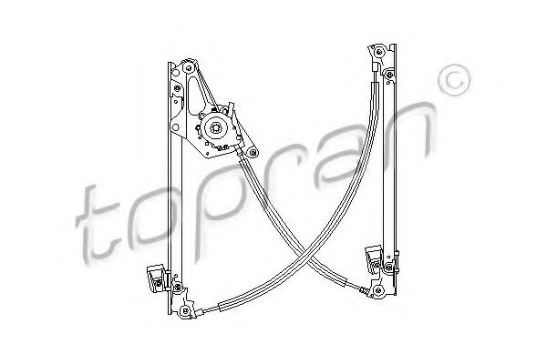 Mecanism actionare geam FORD GALAXY (WGR) (1995 - 2006) TOPRAN 111 274 piesa NOUA