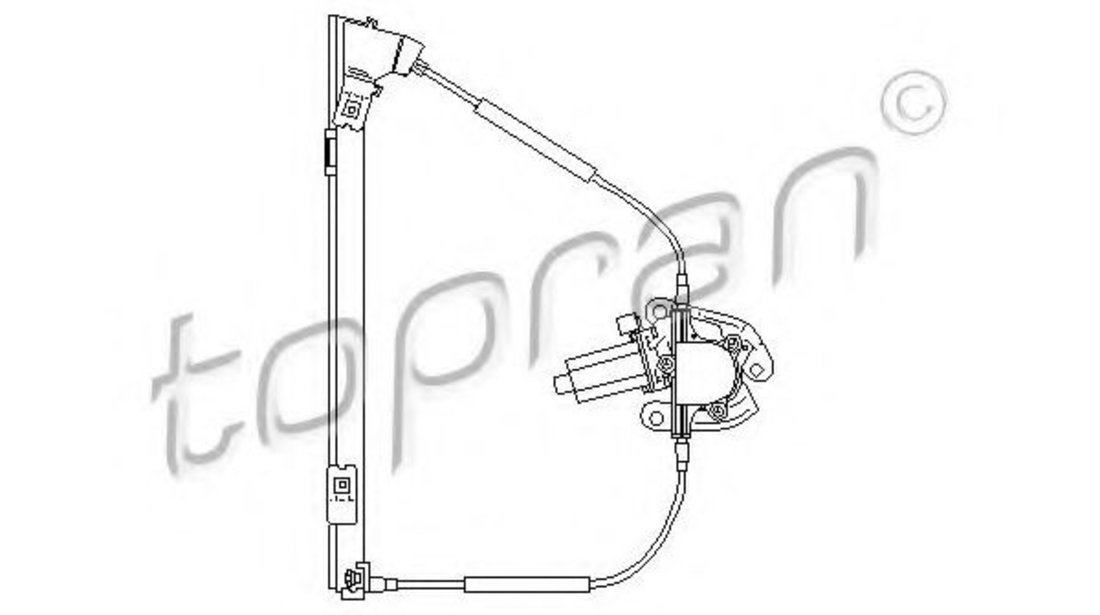 Mecanism actionare geam RENAULT MEGANE I Classic (LA0/1) (1996 - 2006) TOPRAN 700 440 piesa NOUA