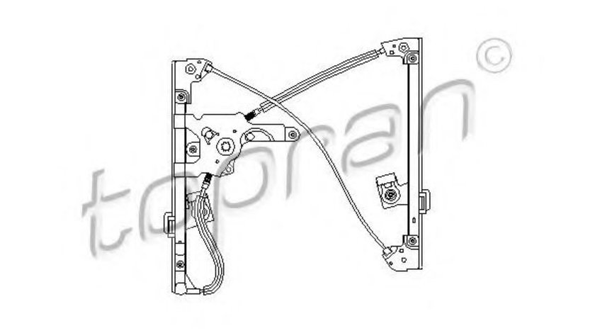 Mecanism actionare geam SKODA OCTAVIA I (1U2) (1996 - 2010) TOPRAN 111 258 piesa NOUA