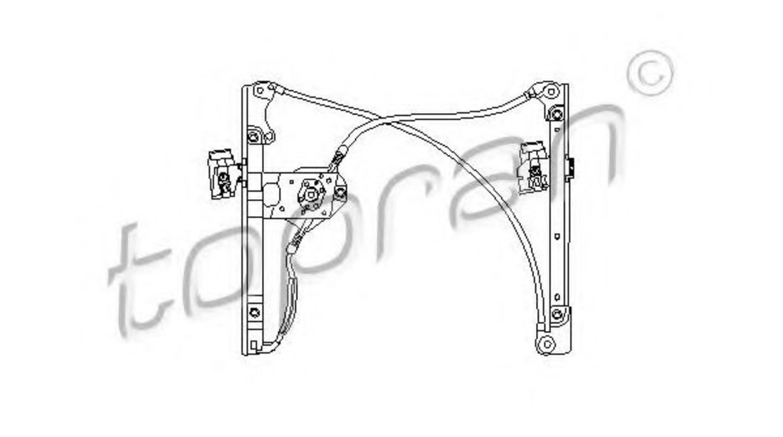 Mecanism actionare geam VW GOLF III Variant (1H5) (1993 - 1999) TOPRAN 103 100 piesa NOUA