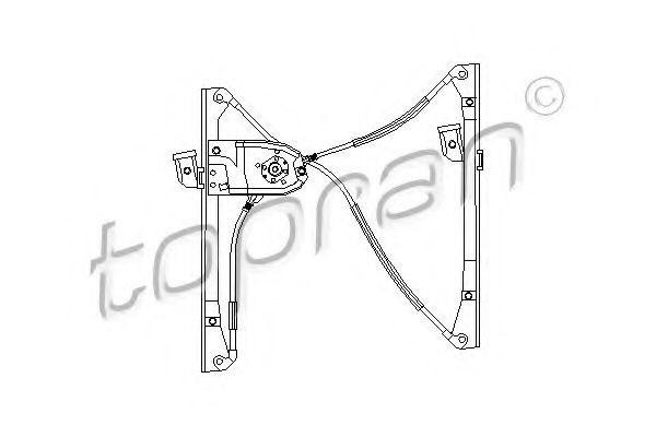 Mecanism actionare geam VW POLO (6N1) (1994 - 1999) TOPRAN 104 046 piesa NOUA