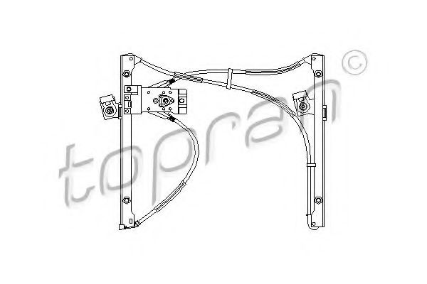 Mecanism actionare geam VW POLO (6N1) (1994 - 1999) TOPRAN 104 044 piesa NOUA