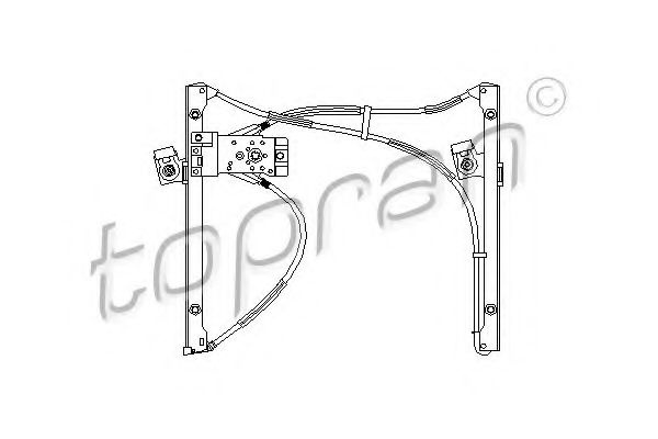 Mecanism actionare geam VW POLO (6N1) (1994 - 1999) TOPRAN 111 708 piesa NOUA