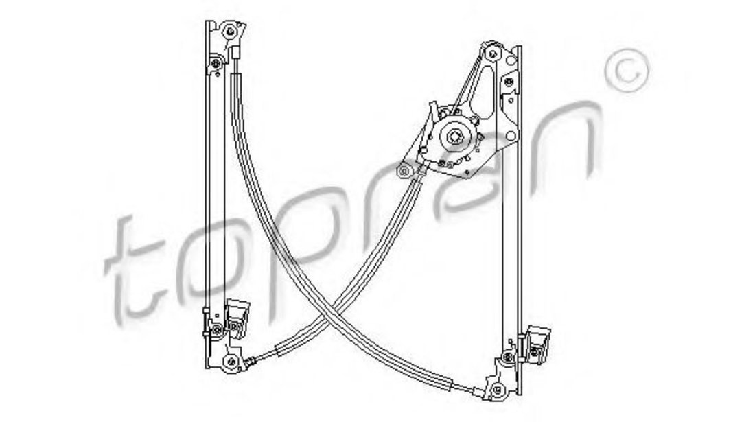 Mecanism actionare geam VW SHARAN (7M8, 7M9, 7M6) (1995 - 2010) TOPRAN 111 273 piesa NOUA