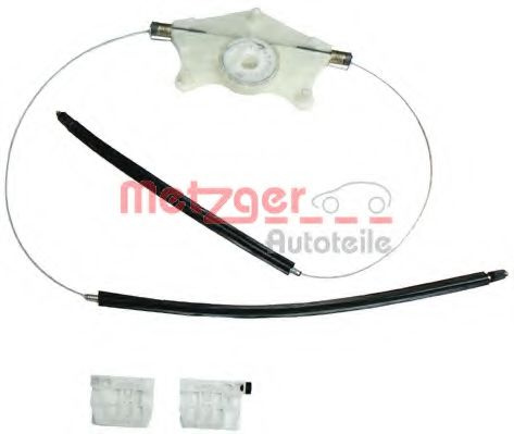 Mecanism actionare geam VW TOURAN (1T1, 1T2) (2003 - 2010) METZGER 2160075 piesa NOUA