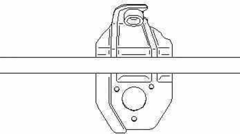 Mecanism brate stergator parbriz OPEL CORSA C F08 F68 TOPRAN 207 944