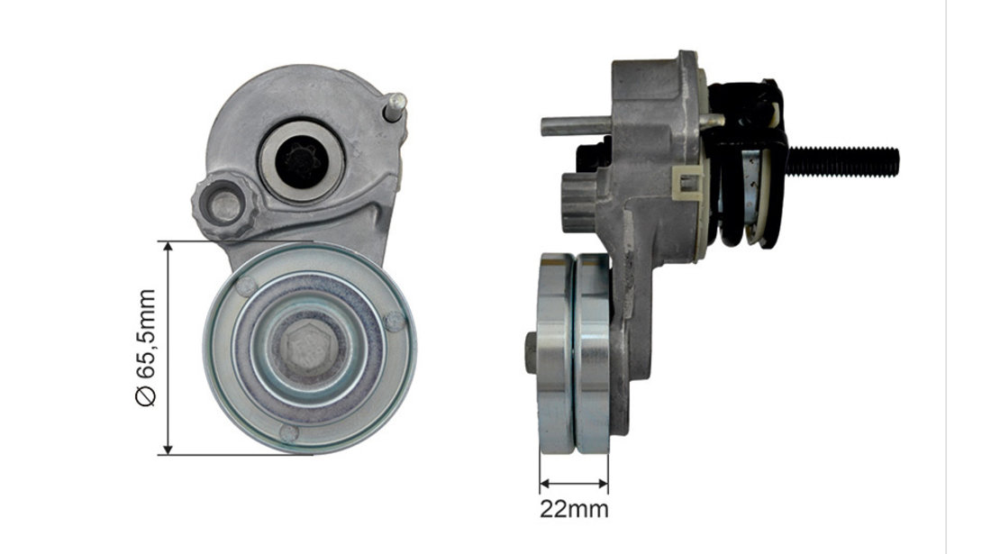 MECANISM TENSIONARE CUREA DISTRIBUTI, ALFA ROMEO 159 07-11, CHEVROLET AVEO 08->, CRUZE 09->, ORLANDO 11->,TRAX 12->,FIAT CROMA 05->,STILO 05->,OPEL ASTRA G/H/J 02->, CORSA D 07->,INSIGNIA 08->, MERIVA 05->, MOKKA 12->, SIGNUM/VECTRA C 06->,ZAFIRA B/C