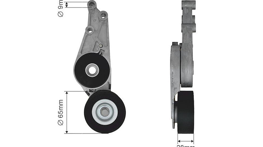 MECANISM TENSIONARE CUREA DISTRIBUTI, AUDI A4 (8E2, B6, 8EC, B7) 00-08, A4 AVANT (8E5, B6, 8ED, B7) 01-08, A6 (4B2, C5, 4F2, C6) 01-11, A6 AVANT (4B5, C5, 4F5, C6) 01-11, SEAT EXEO (3R2) 08->, EXEO ST (3R5) 09->