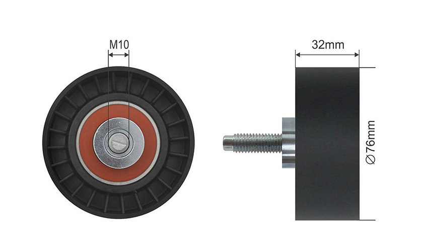 MECANISM TENSIONARE CUREA DISTRIBUTI, CHRYSLER VOYAGER IV, DODGE NITRO, JEEP CHEROKEE, LDV MAXUS 2.5D/2.8D 02.00-12.12