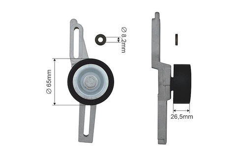 MECANISM TENSIONARE CUREA DISTRIBUTI, CITROEN AX 86-98,BERLINGO 96-08,C15 84-96,SAXO 96-04,XSARA 97-...
