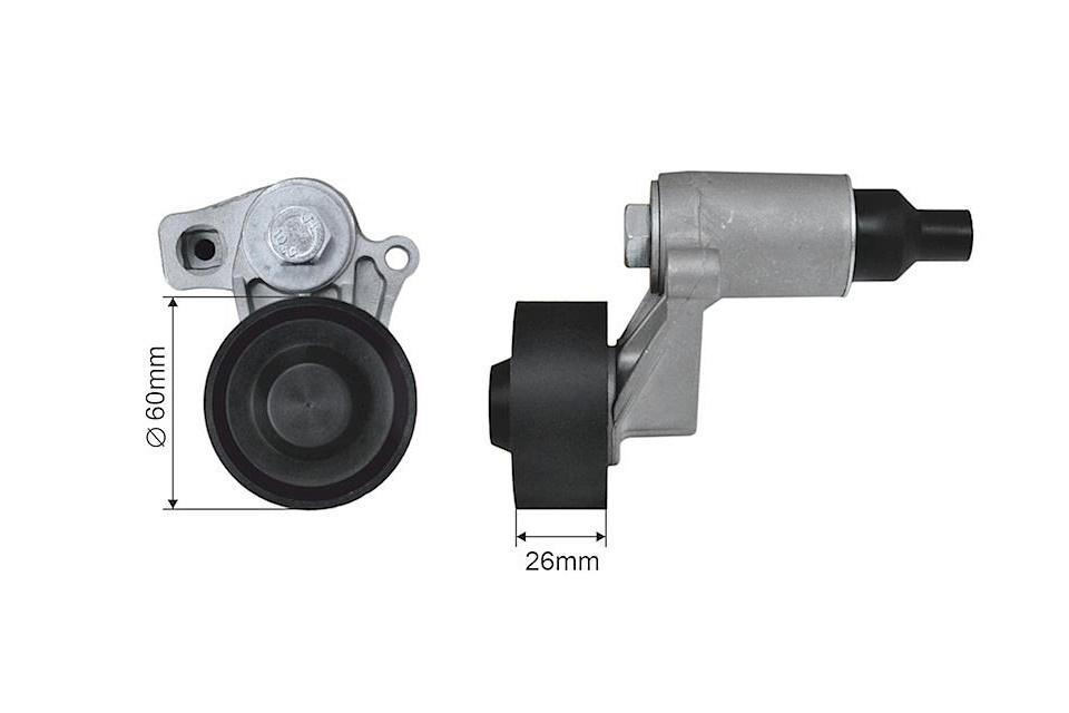 MECANISM TENSIONARE CUREA DISTRIBUTI, CITROEN BERLINGO 98-05, EVASION 96-02, JUMPY 95-06, XANTIA 94-03, XSARA 97-05, ZX 91->, FIAT SCUDO/ULYSSE 96-06, PEUGEOT 206 98->, 306 93->, 406 96->, 806 95-02,EXPERT 96-00, PARTNER 96-15