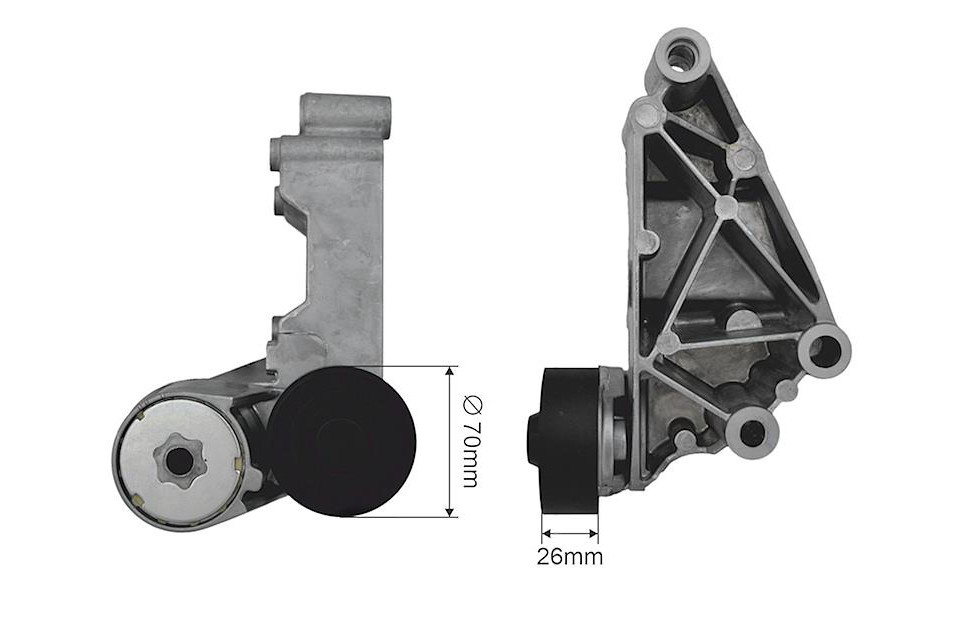 MECANISM TENSIONARE CUREA DISTRIBUTI, FORD FOCUS 98-04, TRANSIT 02-13