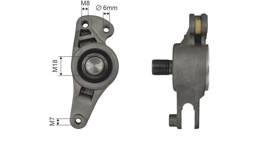 MECANISM TENSIONARE CUREA DISTRIBUTI, MERCEDES CLASS C (W202) 93-00, CLASS E (W124, S124) 93-96, CLASS G (W460, W461, W463) 79-00, CLASS S (W140) 93-98, T1 (601, 602, 611) 88-96