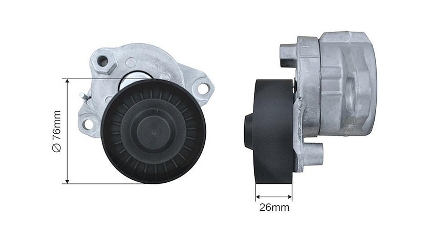 MECANISM TENSIONARE CUREA DISTRIBUTI, MERCEDES-BENZ CLASS C (W203, W204) 04-14, CLASS C (S203, S204) 05-14, CLASS E (W211, W212) 05-11, CLASS E (S211, S212) 05-09, CLASS E COUPE (C207) 09->, CLASS G (W463) 08->, CLASS GL (X164) 06->, CLASS GLK (X204)