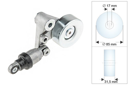 MECANISM TENSIONARE CUREA DISTRIBUTI, NISSAN PATROL GR Y61 3.0TDI 2000.02-, TERRANO 3.0TDI 2002.05-,...