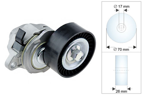 MECANISM TENSIONARE CUREA DISTRIBUTI, SUZUKI VITARA/GRAND VITARA 05-, SX4 2.0 06-, KIZASHI 2.4