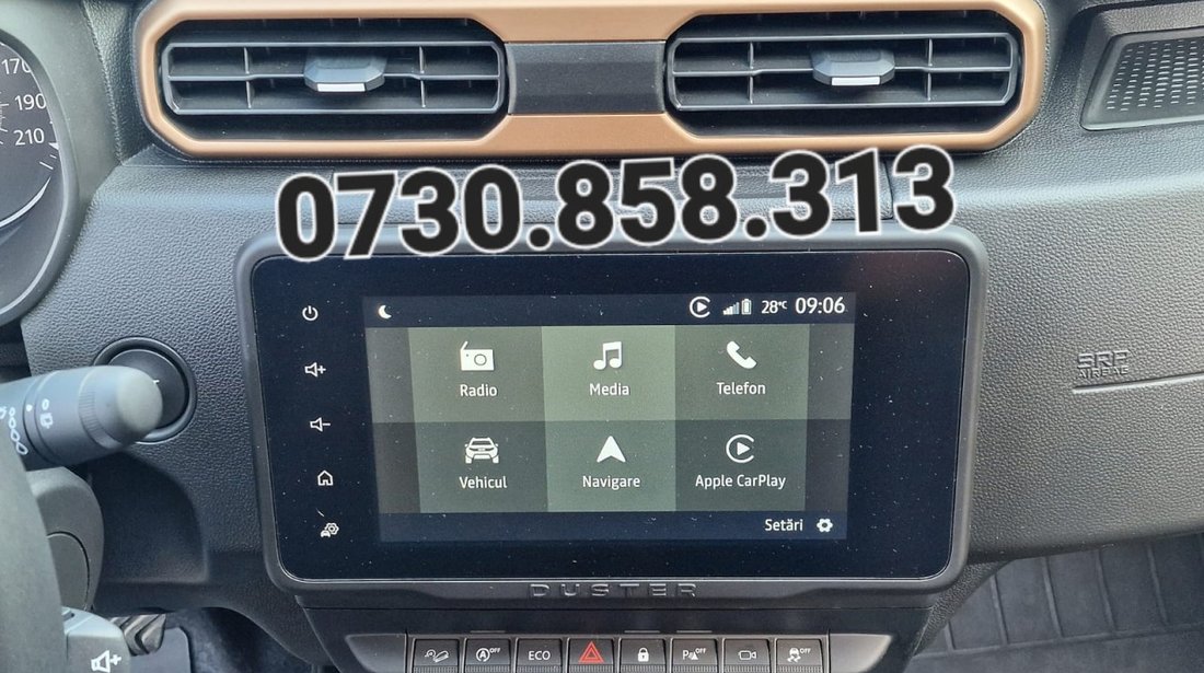 Media Display Dacia Duster Apple CarPlay Android Auto Media Nav 90.10.2 Dacia Logan Sandero Jogger