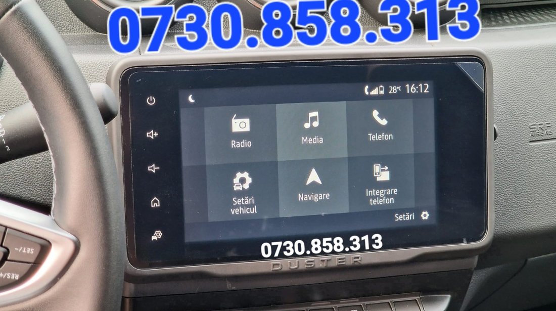 Media Display Dacia Duster Apple CarPlay Android Auto Media Nav 90.10.2 Dacia Logan Sandero Jogger