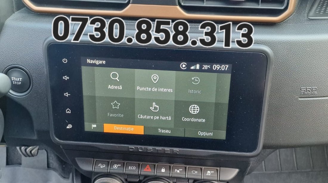 Media Display Dacia Duster Apple CarPlay Android Auto Media Nav 90.10.2 Dacia Logan Sandero Jogger