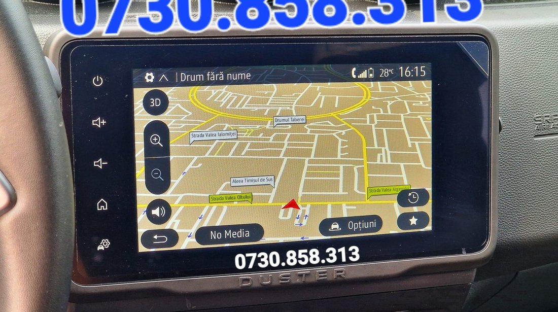 Media Display Dacia Duster Apple CarPlay Android Auto Media Nav 90.10.2 Dacia Logan Sandero Jogger