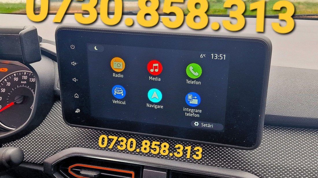 Media Display Dacia Duster Apple CarPlay Android Auto Media Nav 90.10.2 Dacia Logan Sandero Jogger